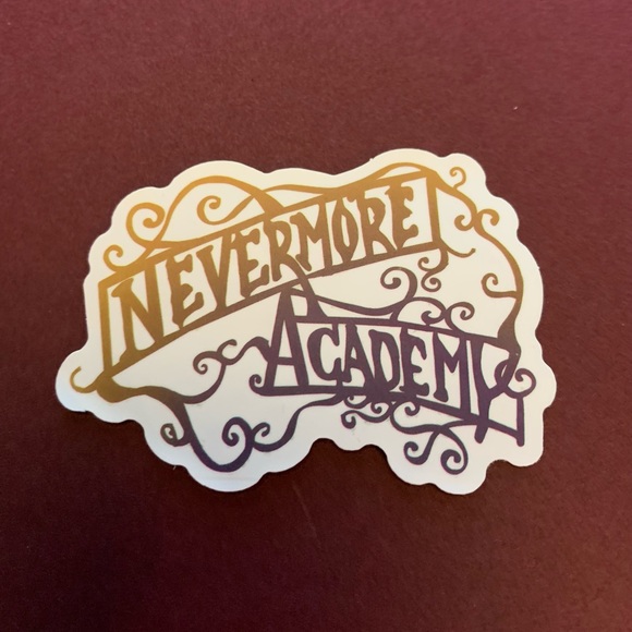 Wednesday Adams sticker and stick pin set - Picture 3 of 8